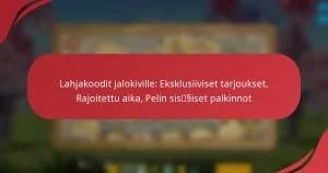 Lahjakoodit jalokiville: Eksklusiiviset tarjoukset, Rajoitettu aika, Pelin sisäiset palkinnot