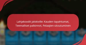 Lahjakoodit jalokiville: Kauden tapahtumat, Teemalliset palkinnot, Pelaajien sitoutuminen