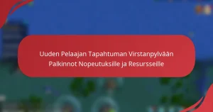 Uuden Pelaajan Tapahtuman Virstanpylvään Palkinnot Nopeutuksille ja Resursseille
